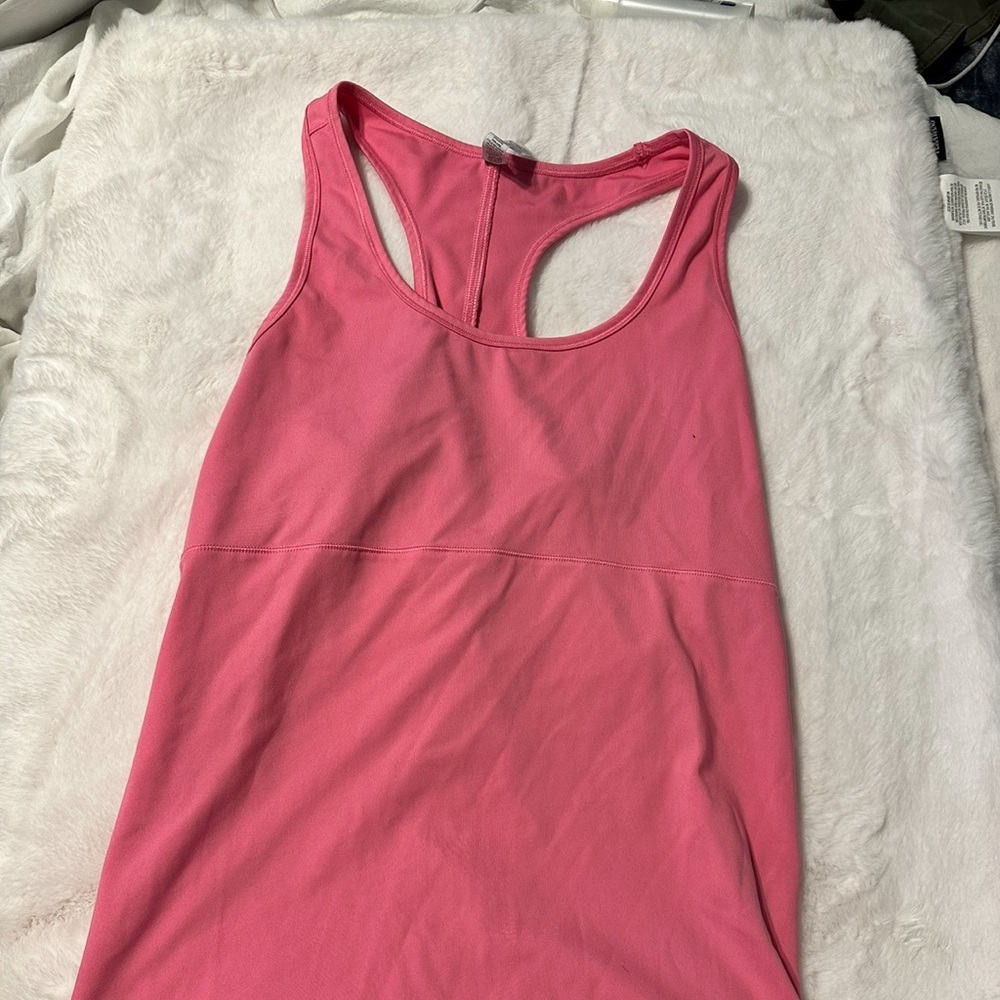 Pink, workout top, size:M